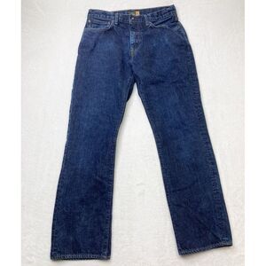 J Crew Jeans Mens‎ 32x32 Dark Blue Wash Slim Fit Measures 30x30 Classic Preppy